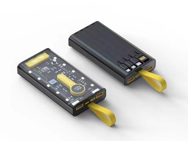 Powerbank mit LCD-Bildschirm und Schnellladegerät Skanto