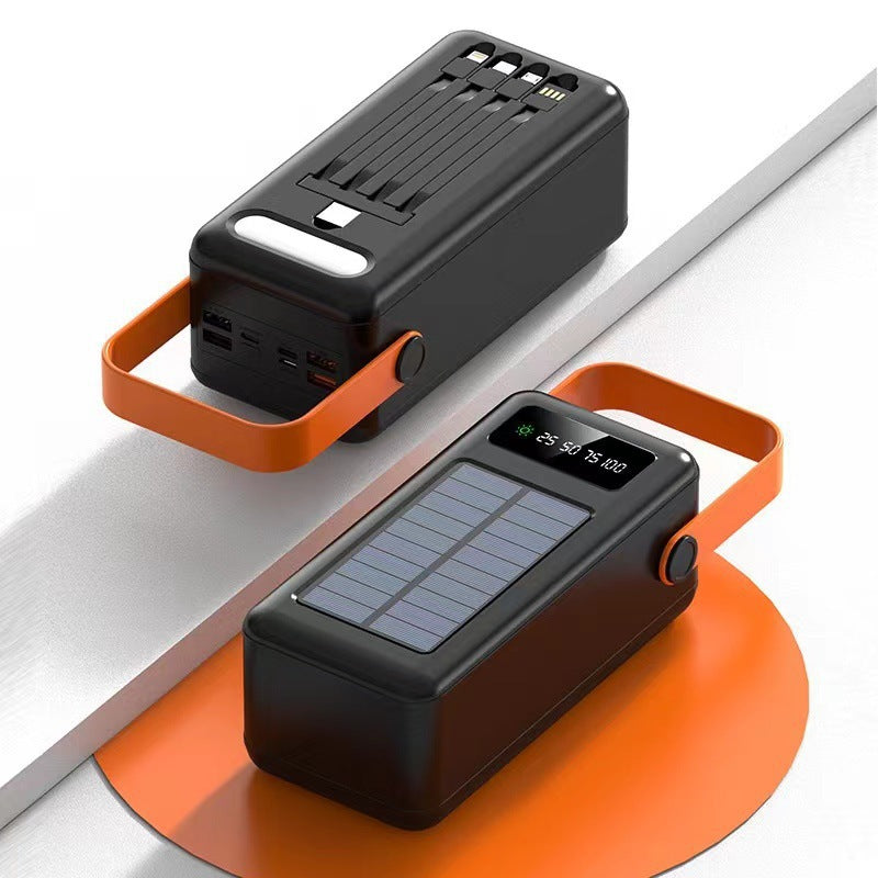 Tragbares Solarladegerät mit multifunktionalem LED-Display Skanto