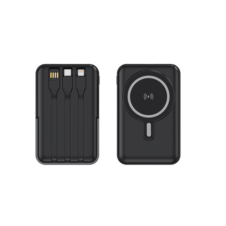 Multifunktionale Powerbank mit kabelloser Ladefunktion Skanto