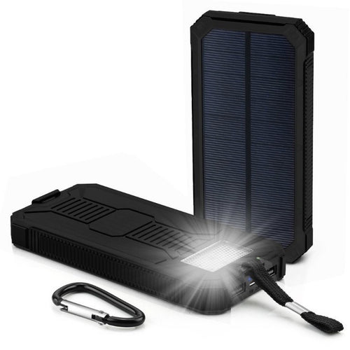 Robuste Powerbank mit integrierter LED-Taschenlampe Skanto