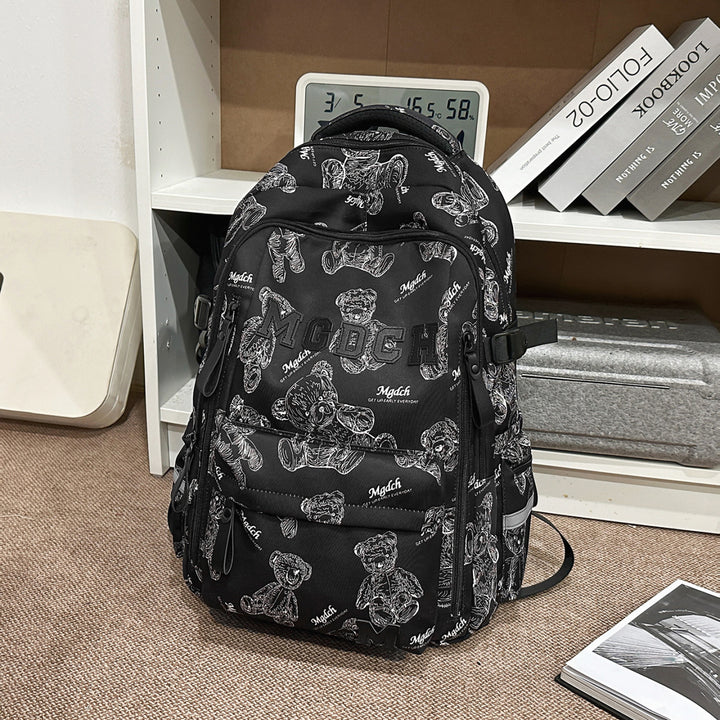 Schicker Schulrucksack mit Charakter-Design