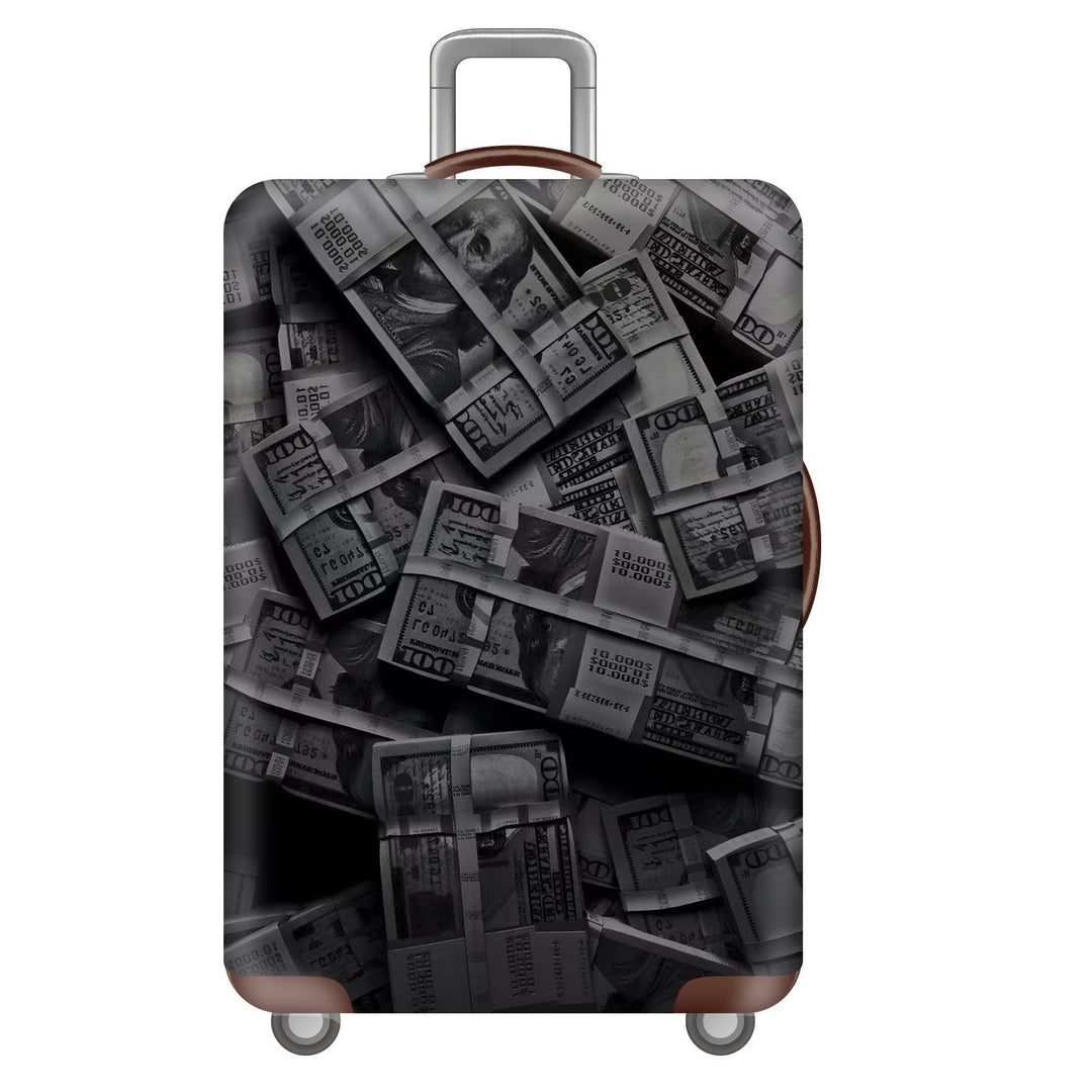 Unisex Hartschalen-Trolley mit Löwenporträt-Print, stoßfester ABS-Polycarbonat-Schale, Multiwheel-Fahrwerk und TSA-Sicherheitsschloss Skanto