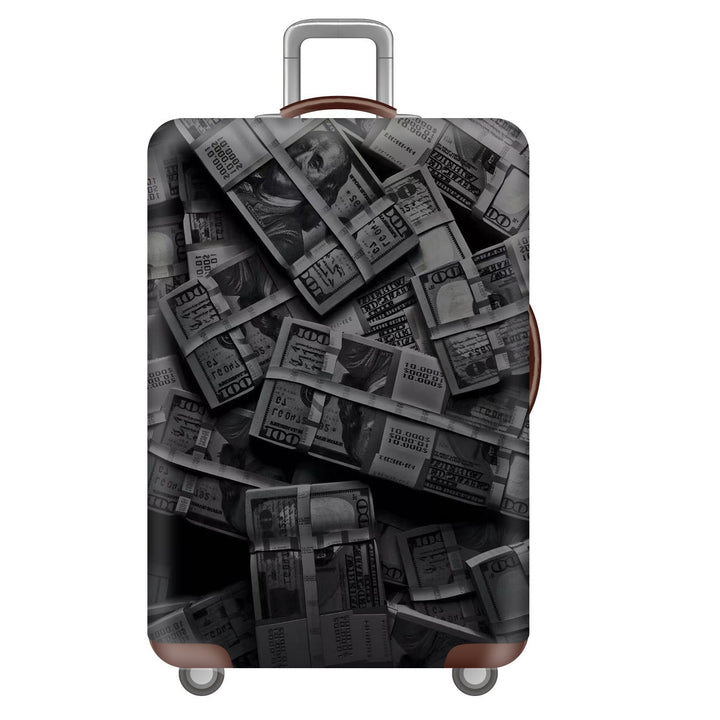 Unisex Hartschalen-Trolley mit Löwenporträt-Print, stoßfester ABS-Polycarbonat-Schale, Multiwheel-Fahrwerk und TSA-Sicherheitsschloss Skanto