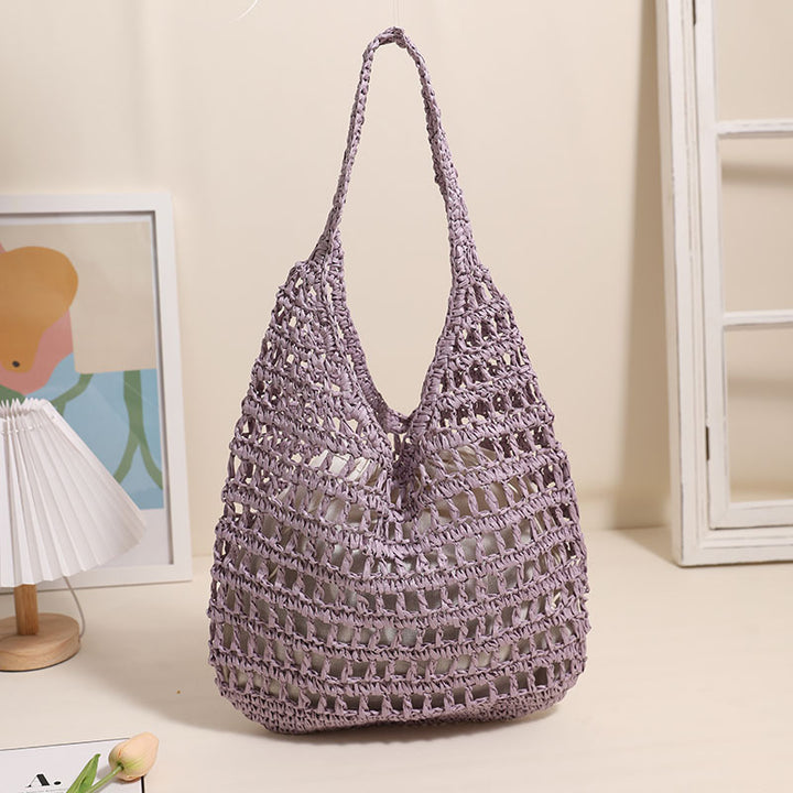 Trendige Netztasche mit gerafftem Design Skanto