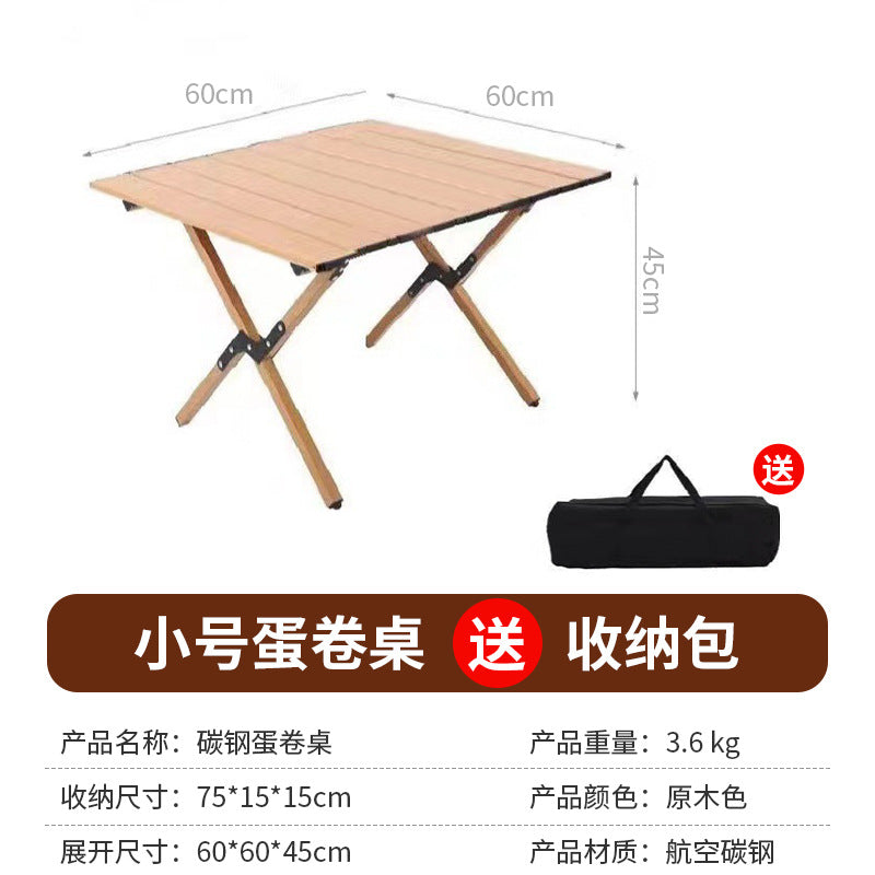 Klappbarer Campingtisch aus robustem Material Skanto