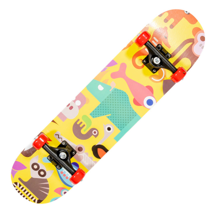 Skateboard mit Drachengrafik Skanto