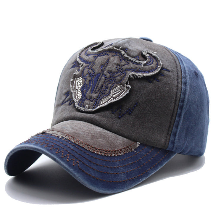 Herren Bestickte Western-Stil Kappe Skanto