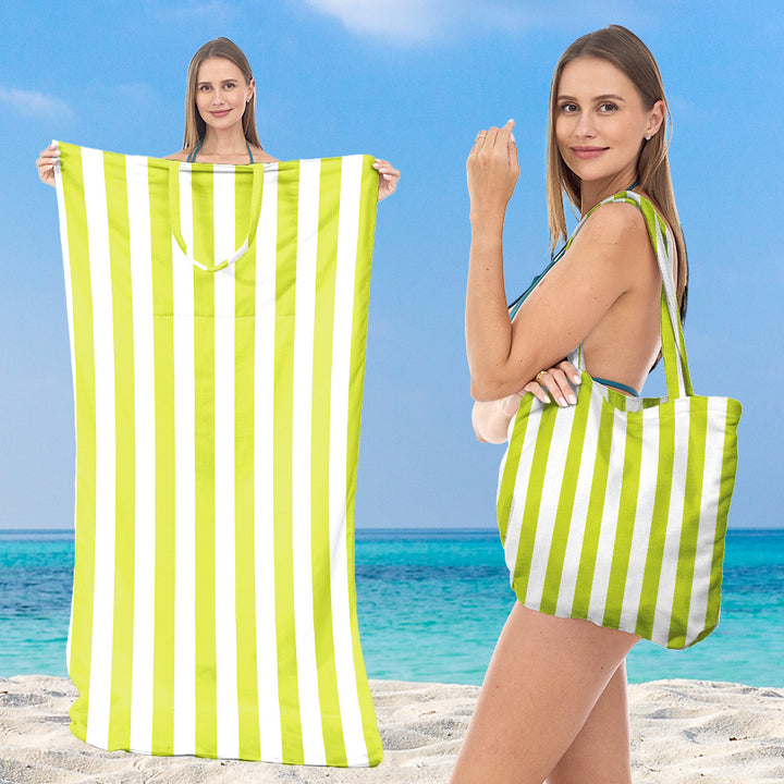 Multifunktionale Stranddecke mit integrierter Tragetasche Skanto