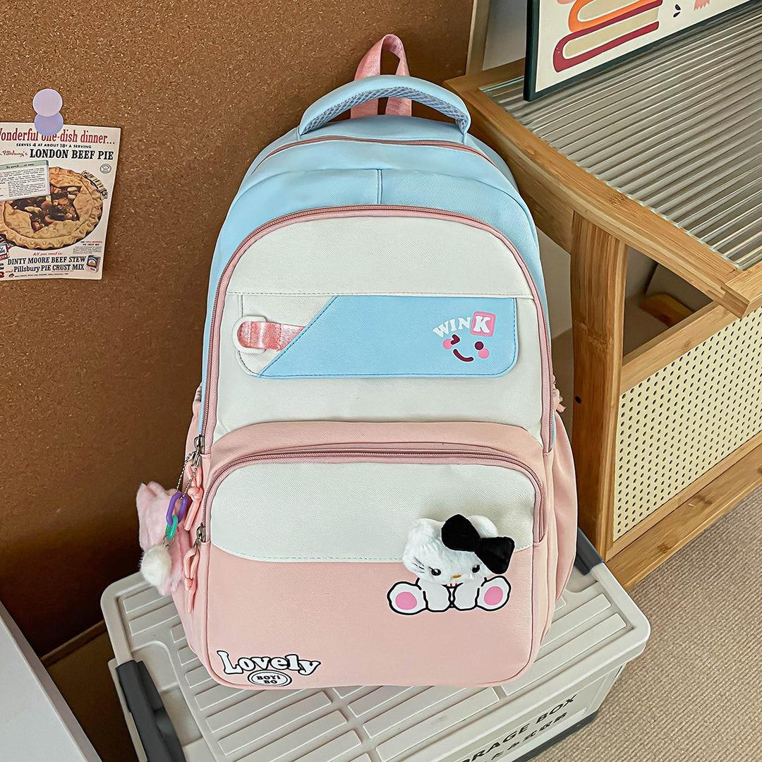 Plüsch-Charakter-Rucksack Skanto mit lustigem Thema