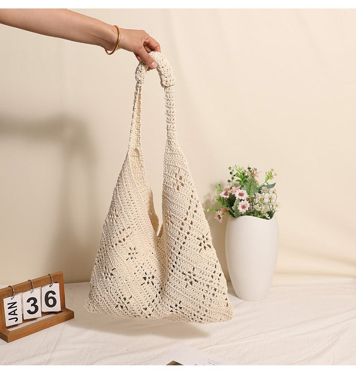 Handgeknüpfte V-Design Tote Bag Skanto