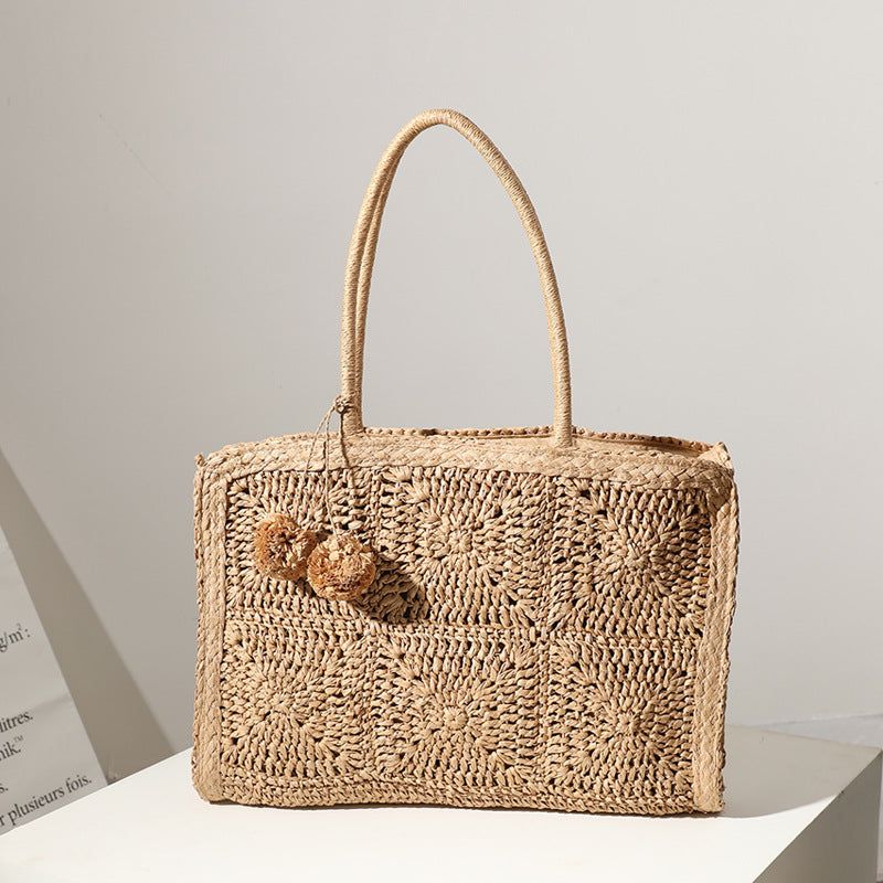 Handgemachte Makramee Strandtasche Skanto
