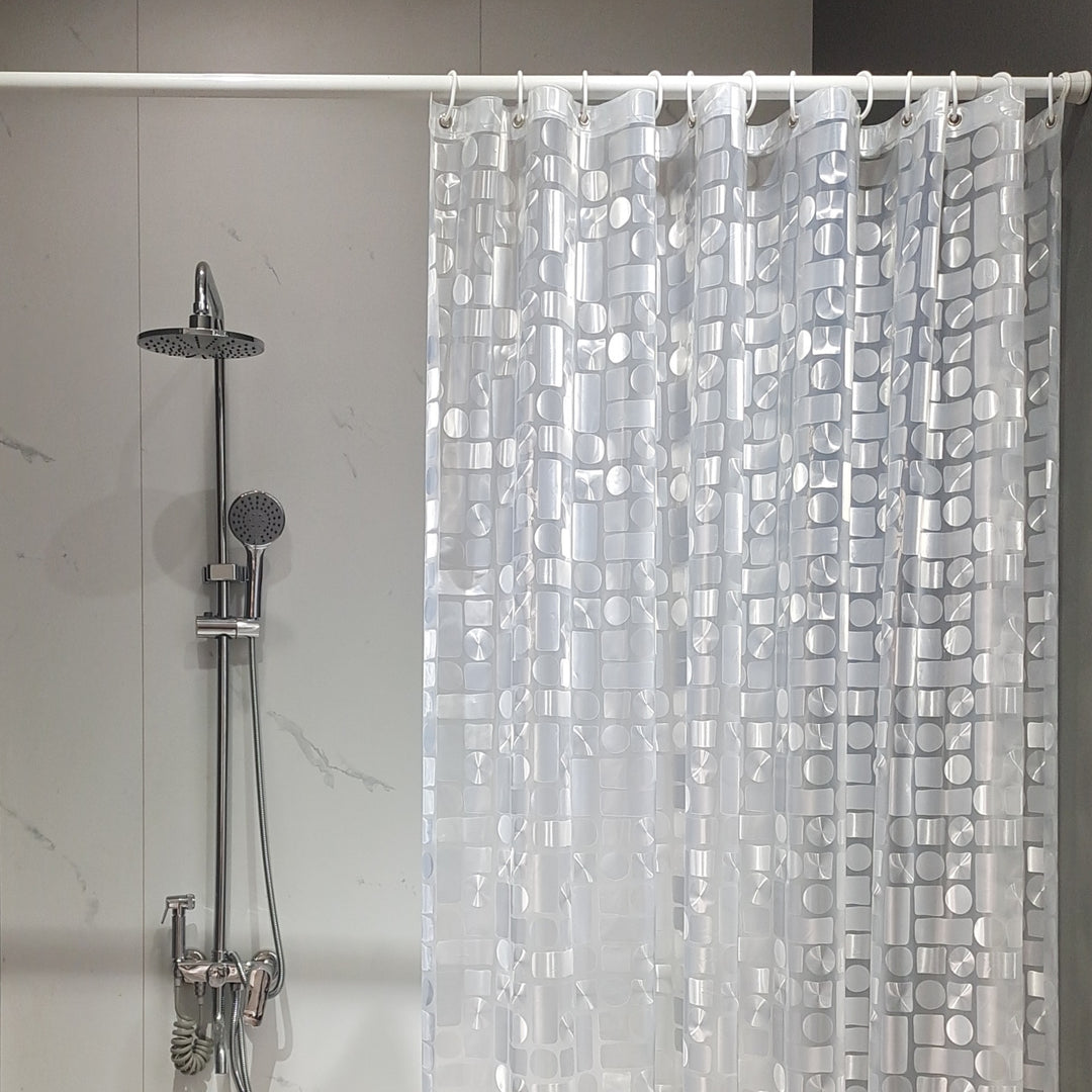 Duschvorhang Skanto mit modernem geometrischem Design
