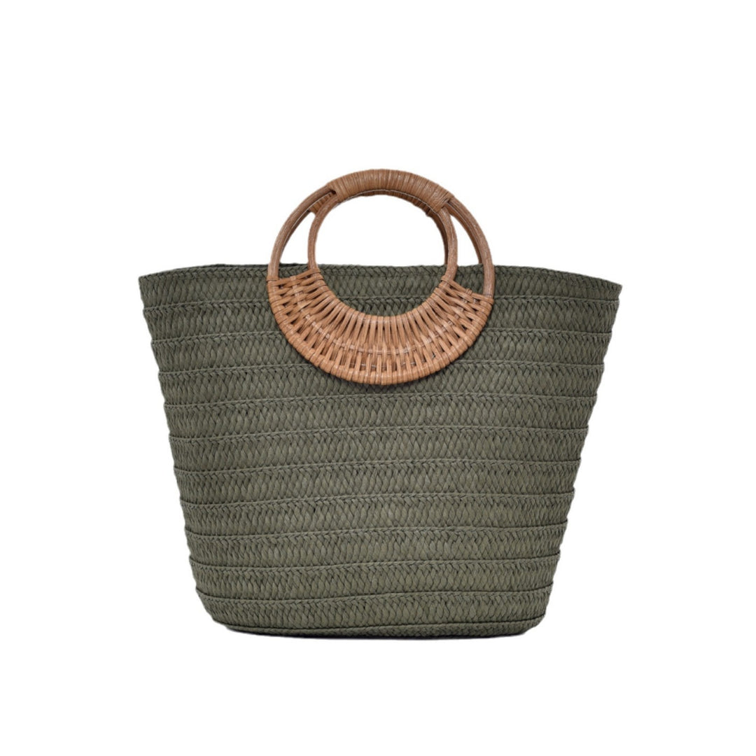 Handtasche mit geflochtenem Griff Skanto