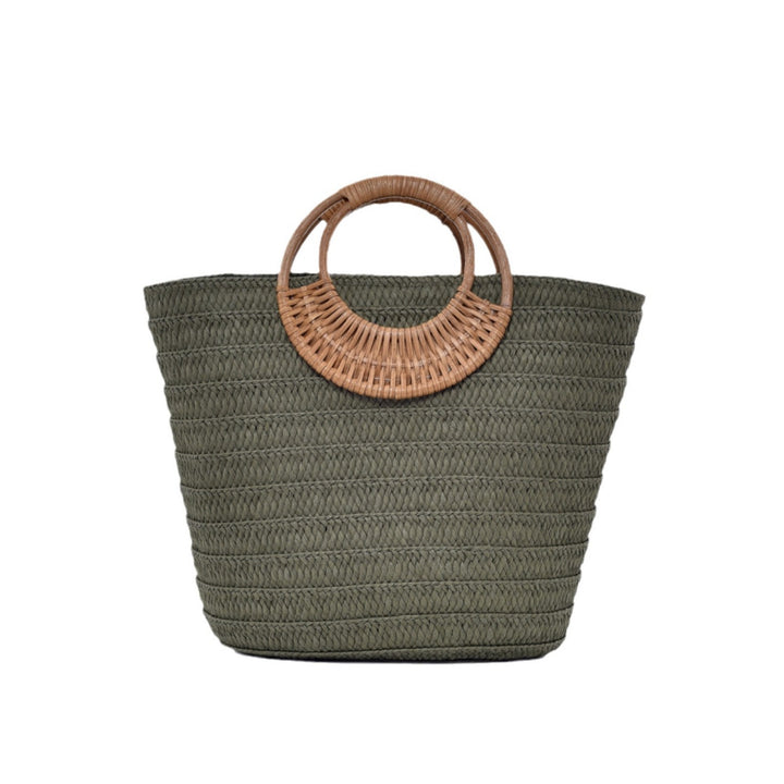 Handtasche mit geflochtenem Griff Skanto