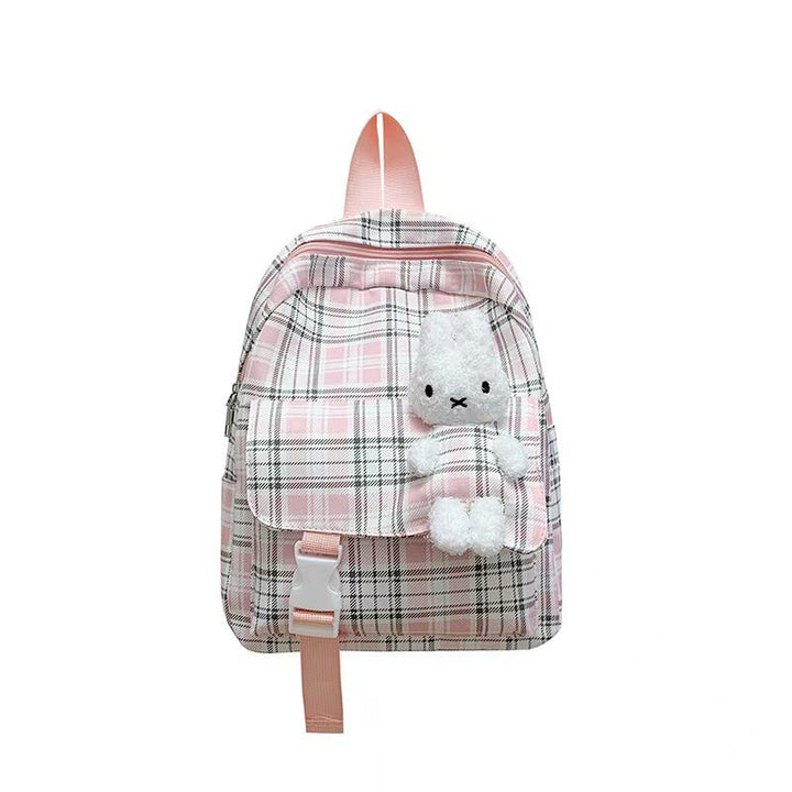 Karierter Rucksack Skanto