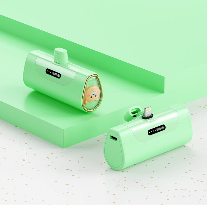 Lustige Powerbank mit integrierter Tierfigur Skanto