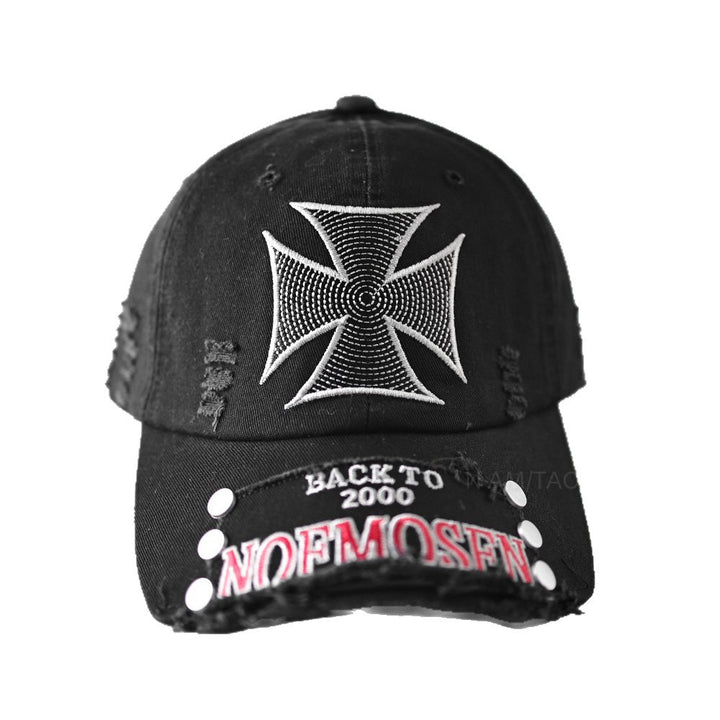 Herren Distressed Vintage Cap mit Grafik Skanto