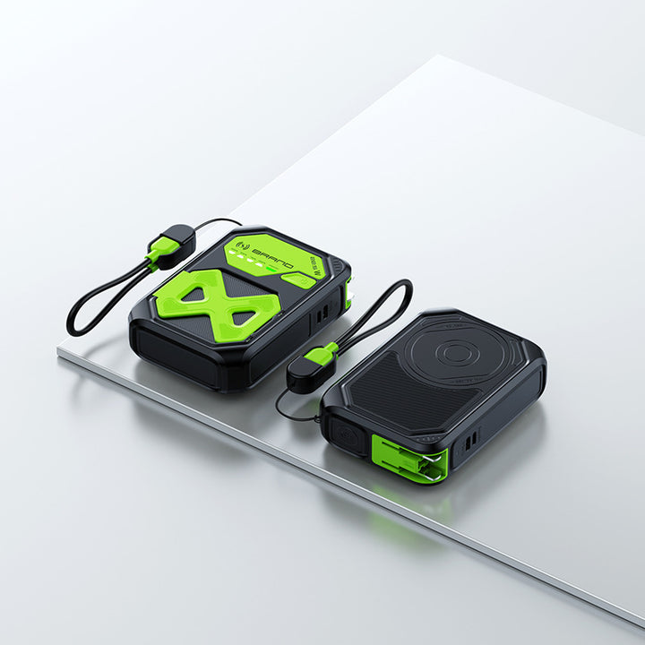 Multifunktionale Powerbank mit integrierter Ladetechnologie und Smart Design Skanto