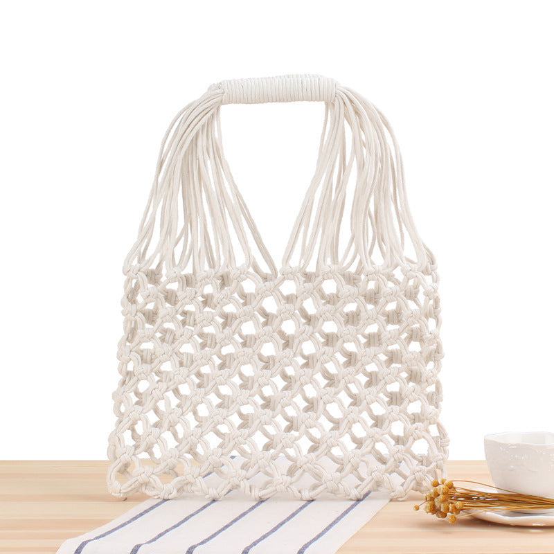 Moderne Netzstruktur-Shopper-Tasche Skanto