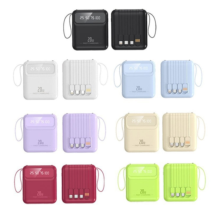 Tragbare Powerbank mit integrierter Multifunktions-Ladetechnologie Skanto