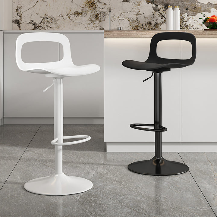 Höhenverstellbarer Barhocker mit ergonomischem Sitz und Drehfunktion Skanto