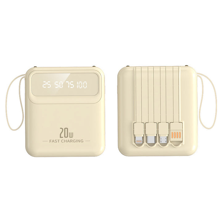 Tragbare Powerbank mit integrierter Multifunktions-Ladetechnologie Skanto