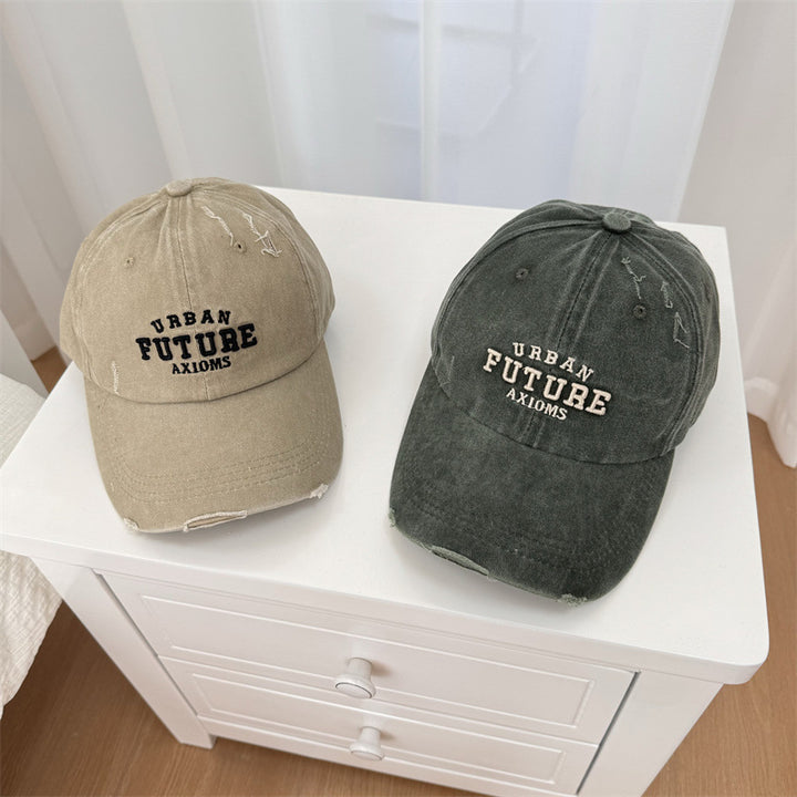 Herren Distressed Baumwoll-Baseballkappe verstellbar Skanto