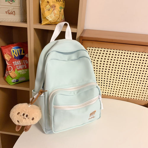 Klassischer Mini-Schulrucksack mit vielen Fächern