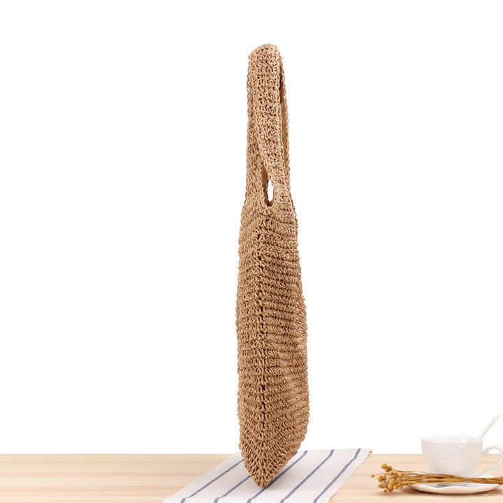 Handgewebte Tragetasche aus Naturmaterial Skanto