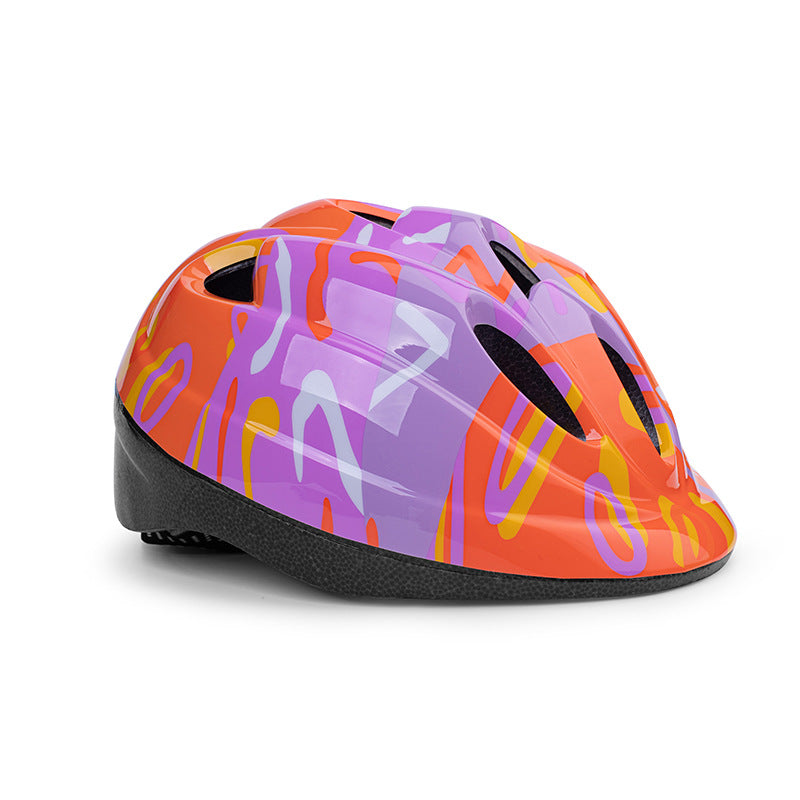 Kreativer Kinder-Fahrradhelm mit Tiermotiv Skanto