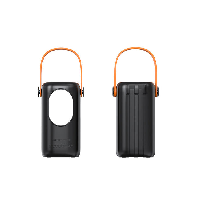 Tragbare Powerbank mit integriertem Tragegriff und digitaler Ladeanzeige Skanto
