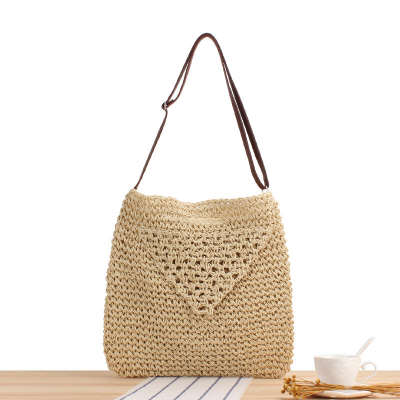 Handtasche mit modernen Makramee-Texturen Skanto