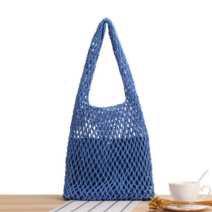 Netztasche Handgemacht Naturmaterial Skanto