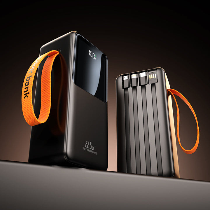 Leistungsstarke tragbare Powerbank mit integriertem Display Skanto