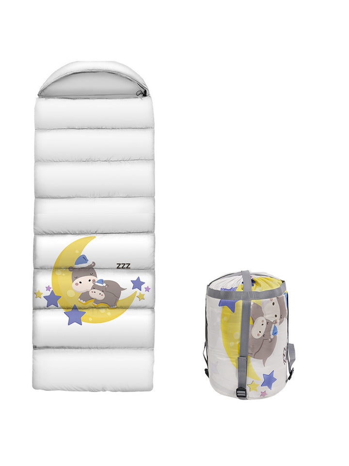 Hochwertiger und warmer Schlafsack mit Kissen Skanto