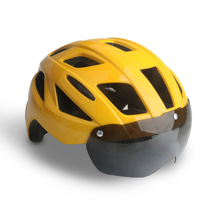 WoAerodynamischer Fahrradhelm mit Visier Skanto