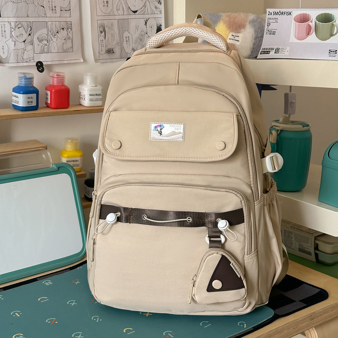 Vielseitiger Schulrucksack mit mehreren Fächern