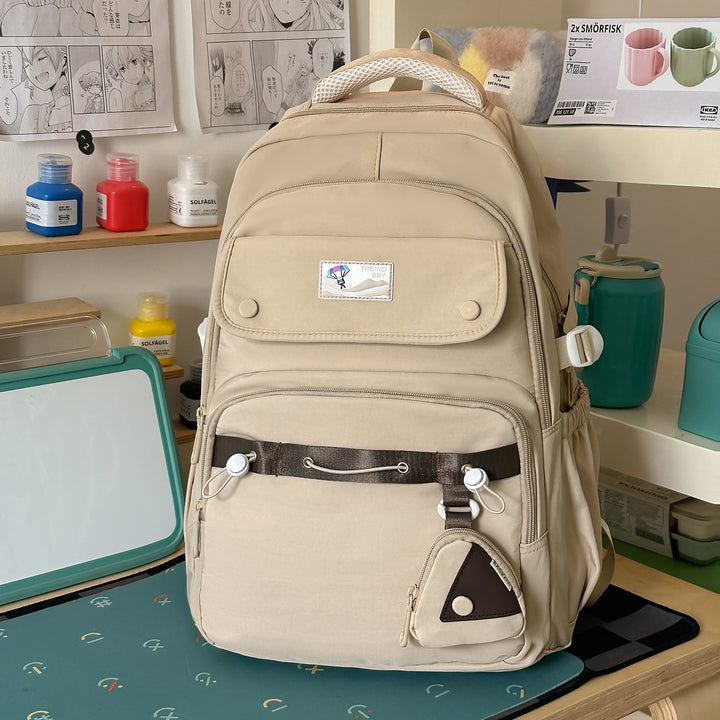Vielseitiger Schulrucksack mit mehreren Fächern