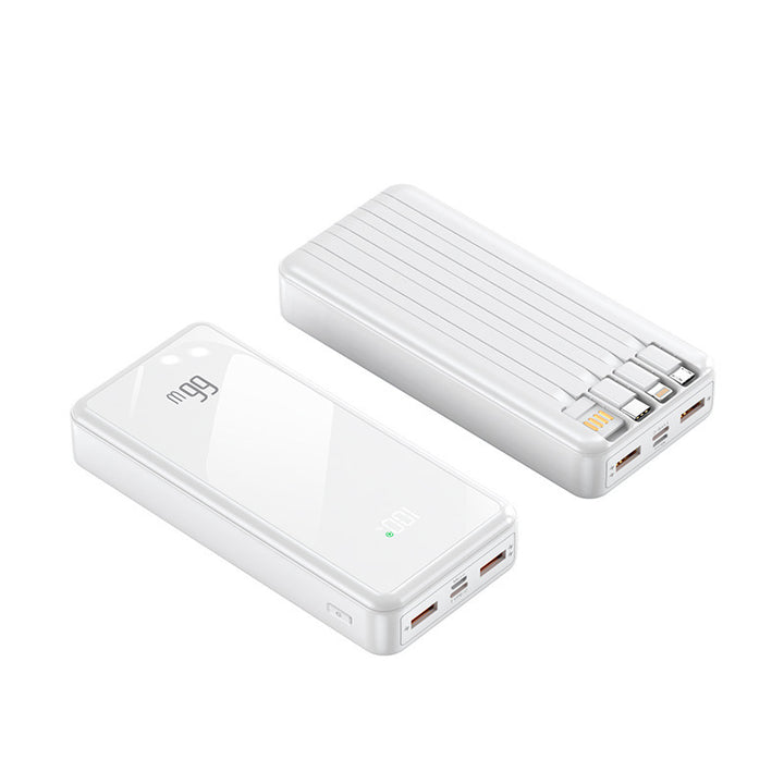 Ultraschlanke Powerbank mit mehreren Ladeoptionen Skanto