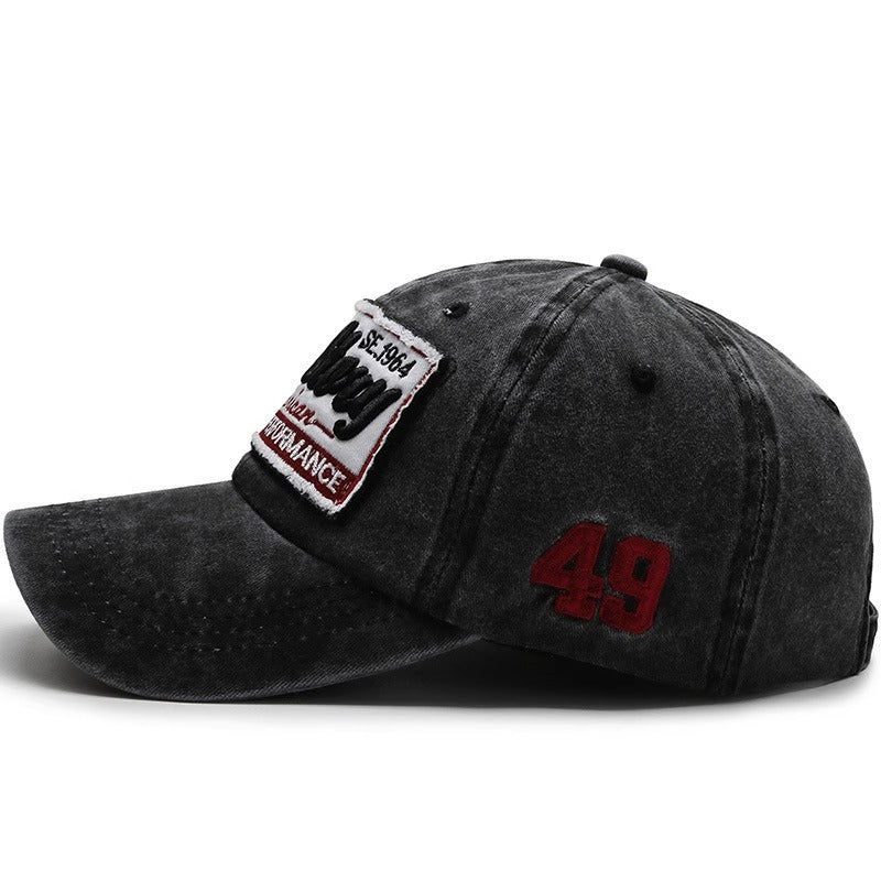 Lässige Herren-Cap im Vintage-Stil mit Stickerei Skanto