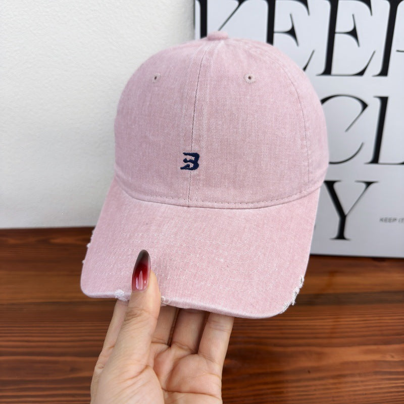 Unisex Distressed Baumwoll-Baseballkappen Skanto 1784083761