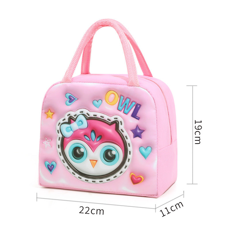 Isolierte Kühltasche mit niedlichem Katzenmotiv Skanto