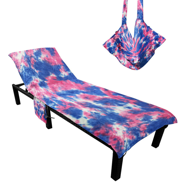 Liegenauflage mit künstlerischem TIE-DYE-Design Skanto