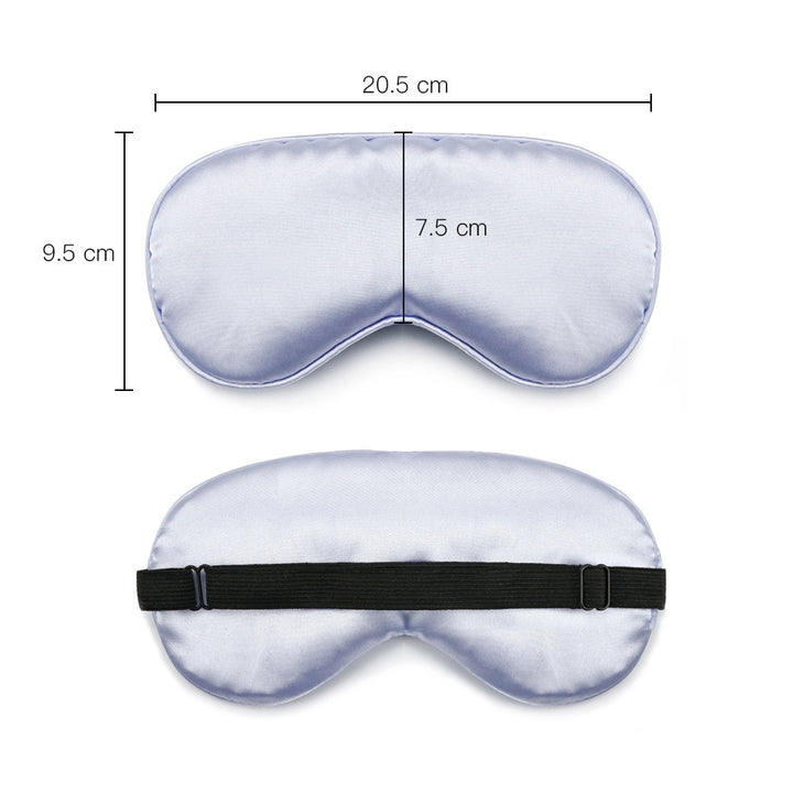 Unisex luxuriöse Satin-Schlafmaske mit anatomischer Kontur und verstellbarem Gummiband Skanto