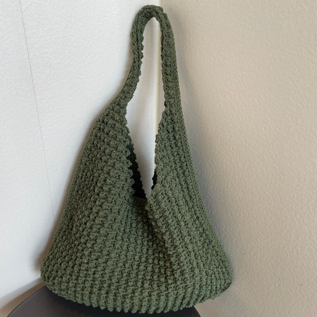 Großer handgemachter Baumwoll-Shopper Skanto