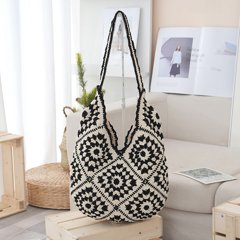 Handgemachte Häkel-Shopper-Tasche Skanto