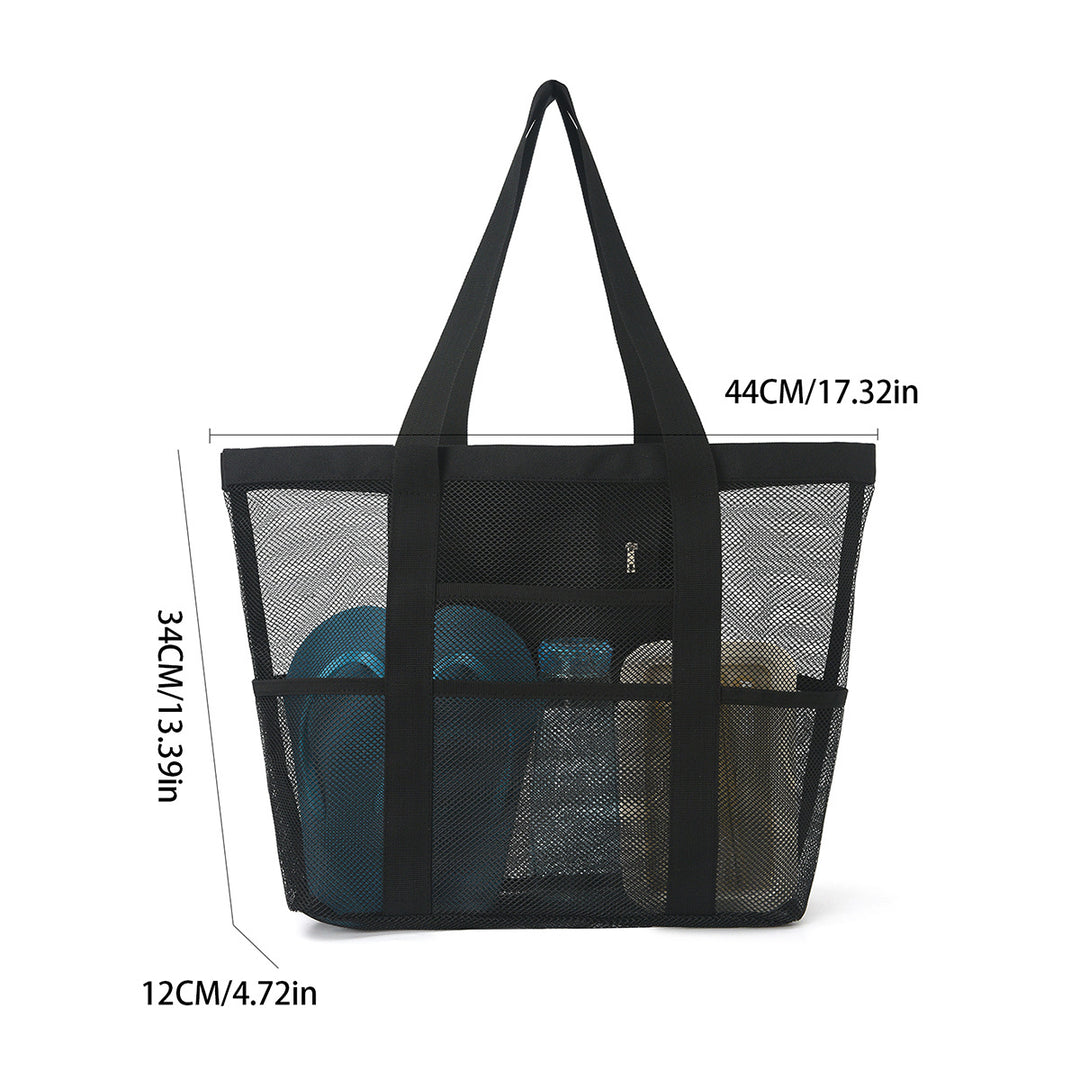 Geräumige Mesh-Strandtasche Skanto