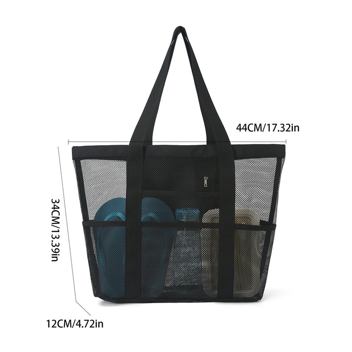 Geräumige Mesh-Strandtasche Skanto