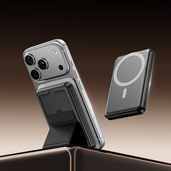 Tragbare MagSafe Powerbank mit Smart Stand und Schnellladefunktion Skanto
