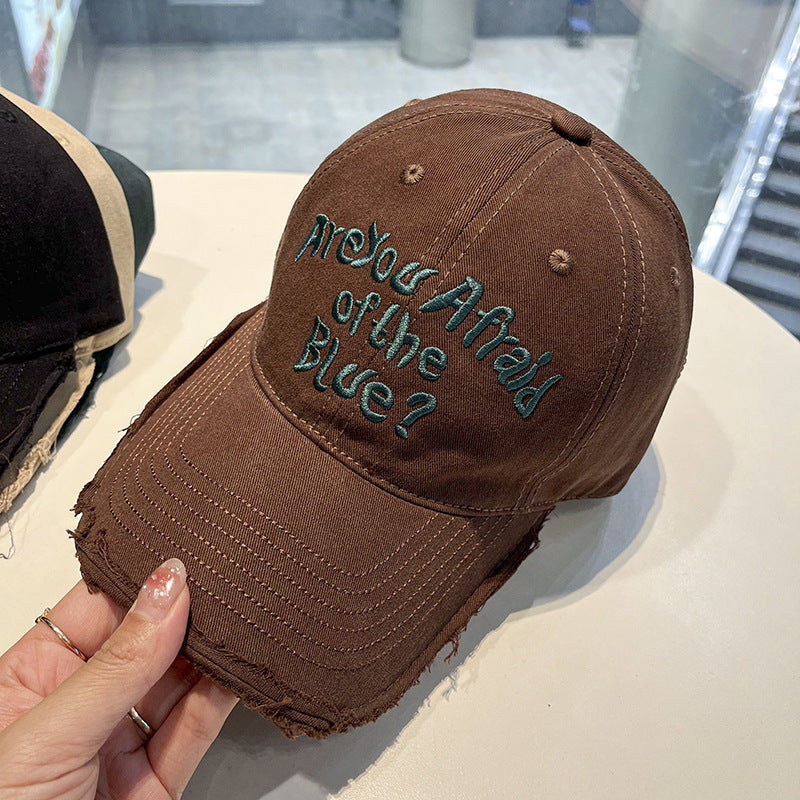 Damen-Cap im Vintage-Stil mit Stickerei Skanto